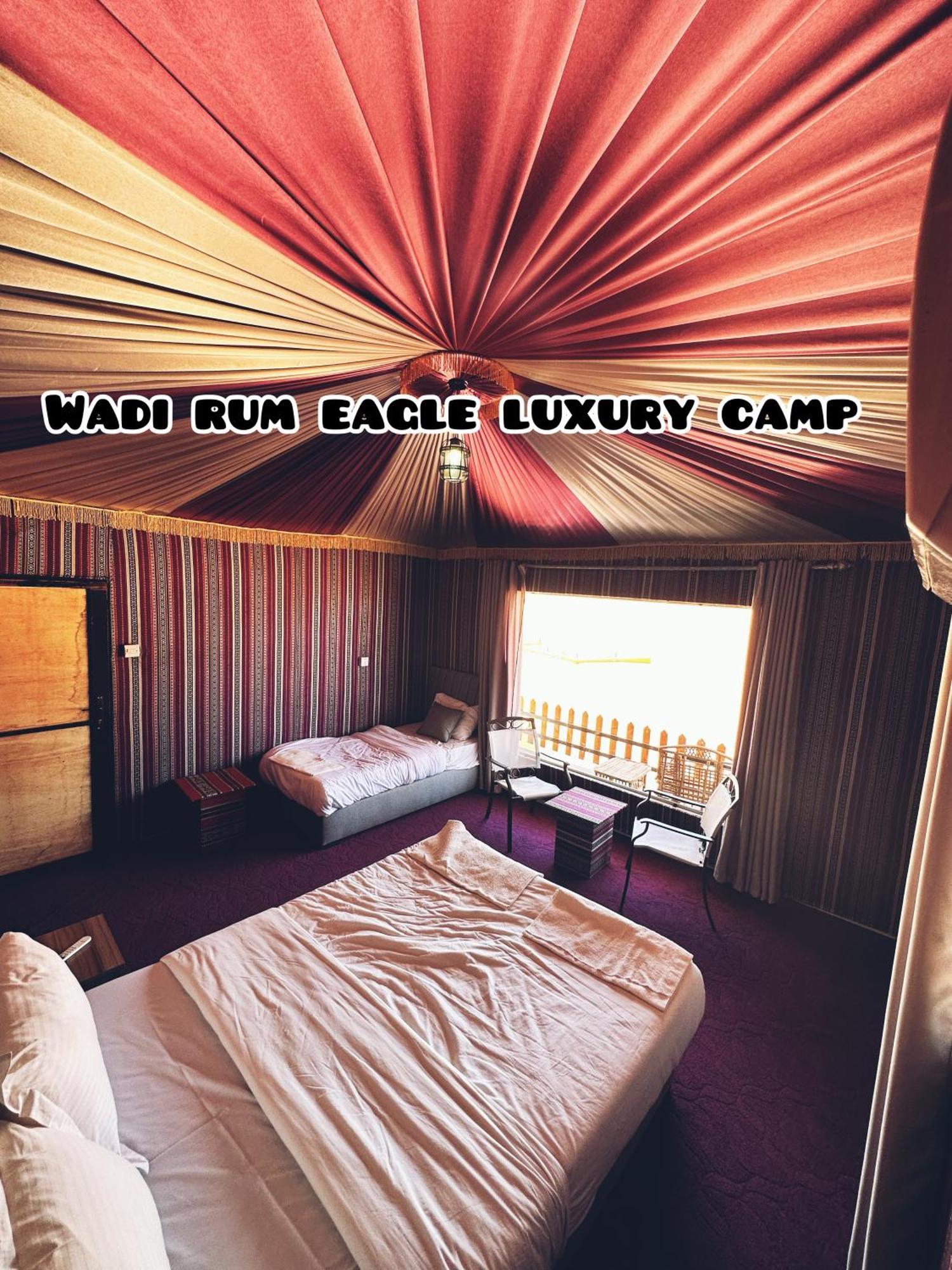 Wadi Rum Eagle Luxury Camp מראה חיצוני תמונה
